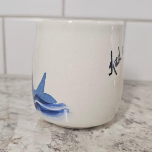 Vintage MAUI HAWAII Souvenir Mug Whale Hand Painted Pots 'N Stuff‎ Coffee Cup - Picture 5 of 9